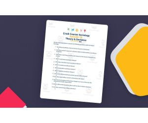 Crash Course Sociology Episode Worksheet | 19 - Theory & Deviance