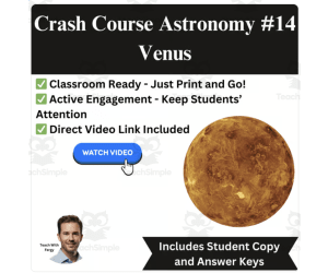 CrashCourse ASTRONOMY Video Worksheet #14: Venus