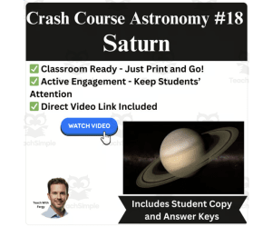 CrashCourse ASTRONOMY Video Worksheet #18: Saturn