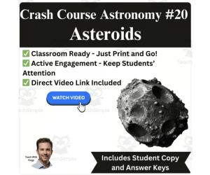 CrashCourse ASTRONOMY Video Worksheet #20 Asteroids