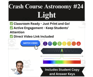 CrashCourse ASTRONOMY Video Worksheet #24: Light