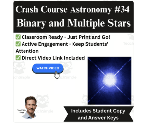 CrashCourse ASTRONOMY Video Worksheet #34: Binary and Multiple Stars