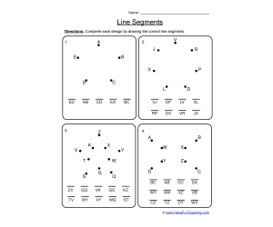 Creating Line Segments Worksheet