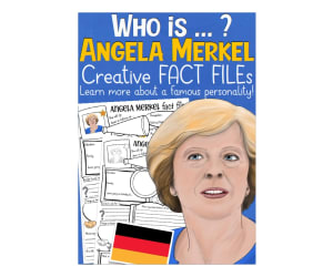 Creative Fact File Worksheets: Who is Angela Merkel
