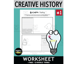 Creative History Drawing and Writing Activity Page