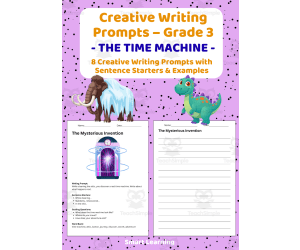 Creative Writing Prompts Grade 3 | The Time Machine