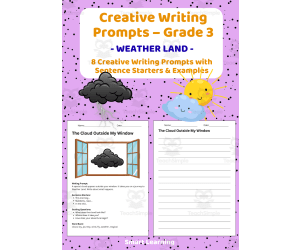 Creative Writing Prompts Grade 3 | Weather Land