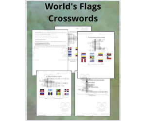 Crossword Puzzles about World Flags