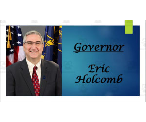 Current Indiana Governor and Lt. Governor (BIO PPT Bundle)