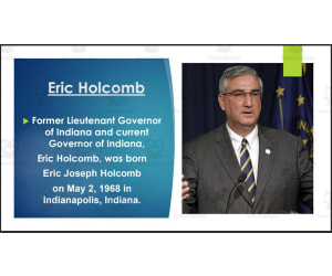 Current Indiana Governor, U.S Senators, and Representatives (BIO PPT Bundle)