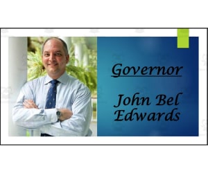 Current Louisiana Governor and Lt. Governor (BIO PPT Bundle)