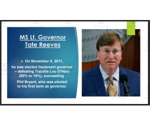Current Mississippi Governor, U.S. Senators & Representatives (BIO PPT Bundle)