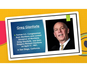 Current Montana Governor, U.S. Senators & Rep. (Biography PPT Bundle)
