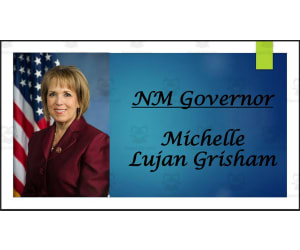 Current New Mexico Governor and Lt. Governor (BIO PPT Bundle)