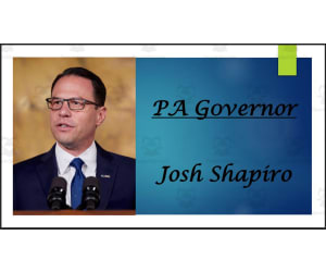 Current Pennsylvania Governor and Lt. Governor (BIO PPT Bundle)