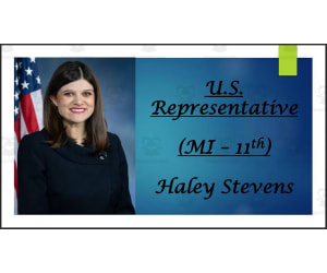Current U.S. Representatives from Michigan - 11th to 13th - (BIO PPT Bundle)