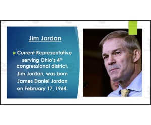 Current U.S. Representatives from Ohio (#1-15) BIO PPT Bundle