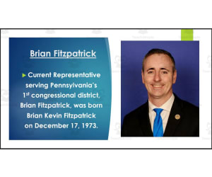 Current U.S. Representatives from Pennsylvania (#1-10) BIO PPT Bundle