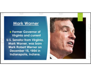 Current U.S. Senators and Representatives from Virginia (BIO PPT Bundle)