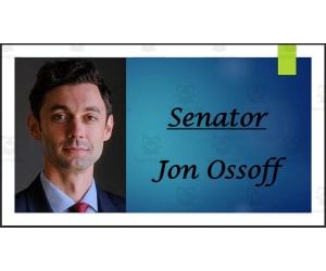 Current U.S. Senators & U.S. Representatives from Georgia (BIO PPT Bundle)