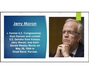 Current U.S. Senators and U.S. Representatives from Kansas (BIO PPT Bundle)