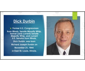 Current U.S. Senators from the Midwest Region (BIO PPT Bundle)