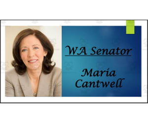 Current U.S. Senators from Washington (Biography PPT Bundle)