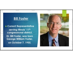 Current U.S.Representatives from Illinois - Districts #11-17 (BIO PPT Bundle)