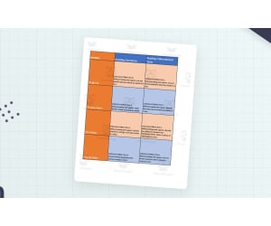 Curriculum Map Template Kindergarten Freebie