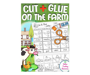 Cut & Glue: On the Farm