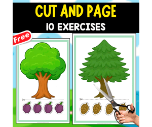 CUT AND PAGE | FUNNY EXERCISES_J