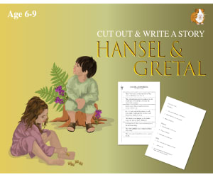 Cut Out And Write The Story Of Hansel And Gretal (6-9 years)