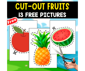 CUT-OUT PICTURES OF FRUITS | 13 FREE ILLUSTRATIONS