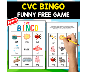 CVC BINGO GAME | PHONICS