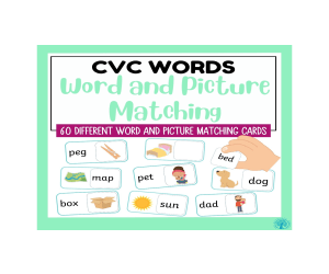 CVC Word and Picture Matching