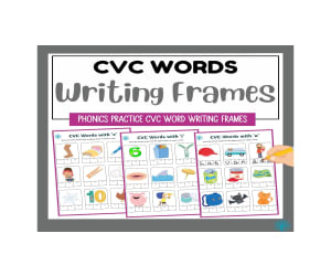CVC Word Writing Frames