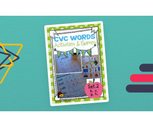 CVC Words Activity Packet - Set 2