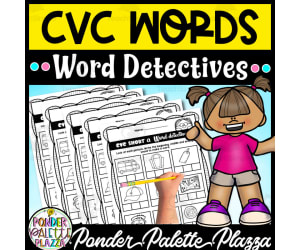 CVC Words Worksheets - CVC Shorts ( a-e-i-o-u)
