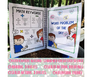 Daily Math Word Problems Packet