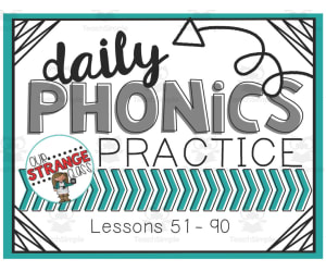Daily Phonics Practice: Lessons 51-90