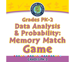Data Analysis & Probability: Memory Match Game - PC Software