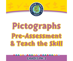 Data Analysis & Probability: Pictographs - Pre-Assessment & Teach the Skill - PC Software