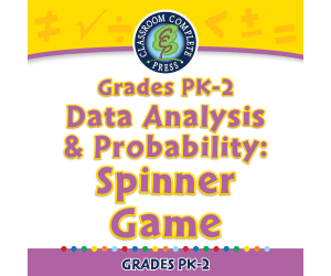 Data Analysis & Probability: Spinner Game - PC Software