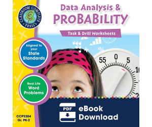 Data Analysis & Probability - Task & Drill Sheets Gr. PK-2
