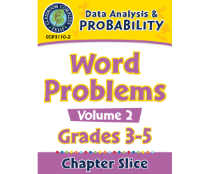 Data Analysis & Probability: Word Problems Vol. 2 Gr. 3-5