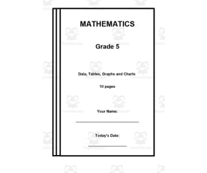 Data, Tables, Graphs and Charts Math Packet