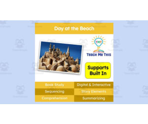 Day at the Beach | Book Companion Activities | Digital Book Study