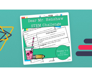 Dear Mr. Henshaw STEM Experiment + STEM Project for Grades 3, 4, 5