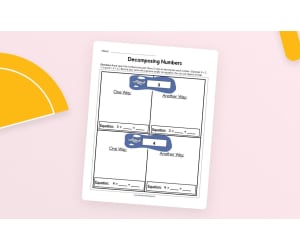 Decomposing Numbers Worksheet