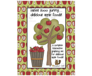 Delicious Apple Foods | Interactive Graphing Set